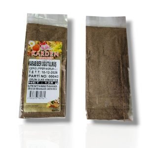 Karabiber Öğütülmüş, taze baharat tadı ile yemeklerinize lezzet katacak, ince yapıda bir üründür.